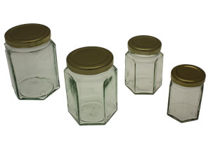 Hexagonal Jars