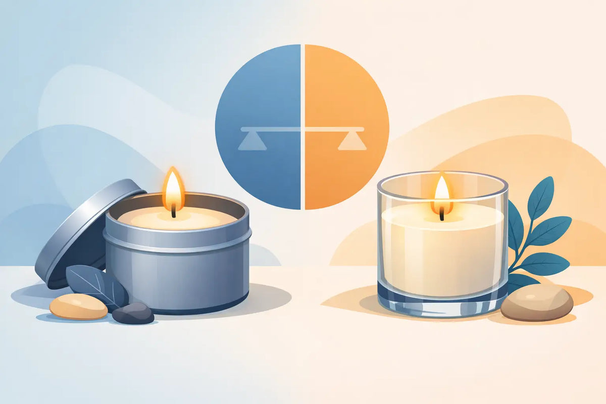 Candle Tins vs Glass: Which Container Fits?
