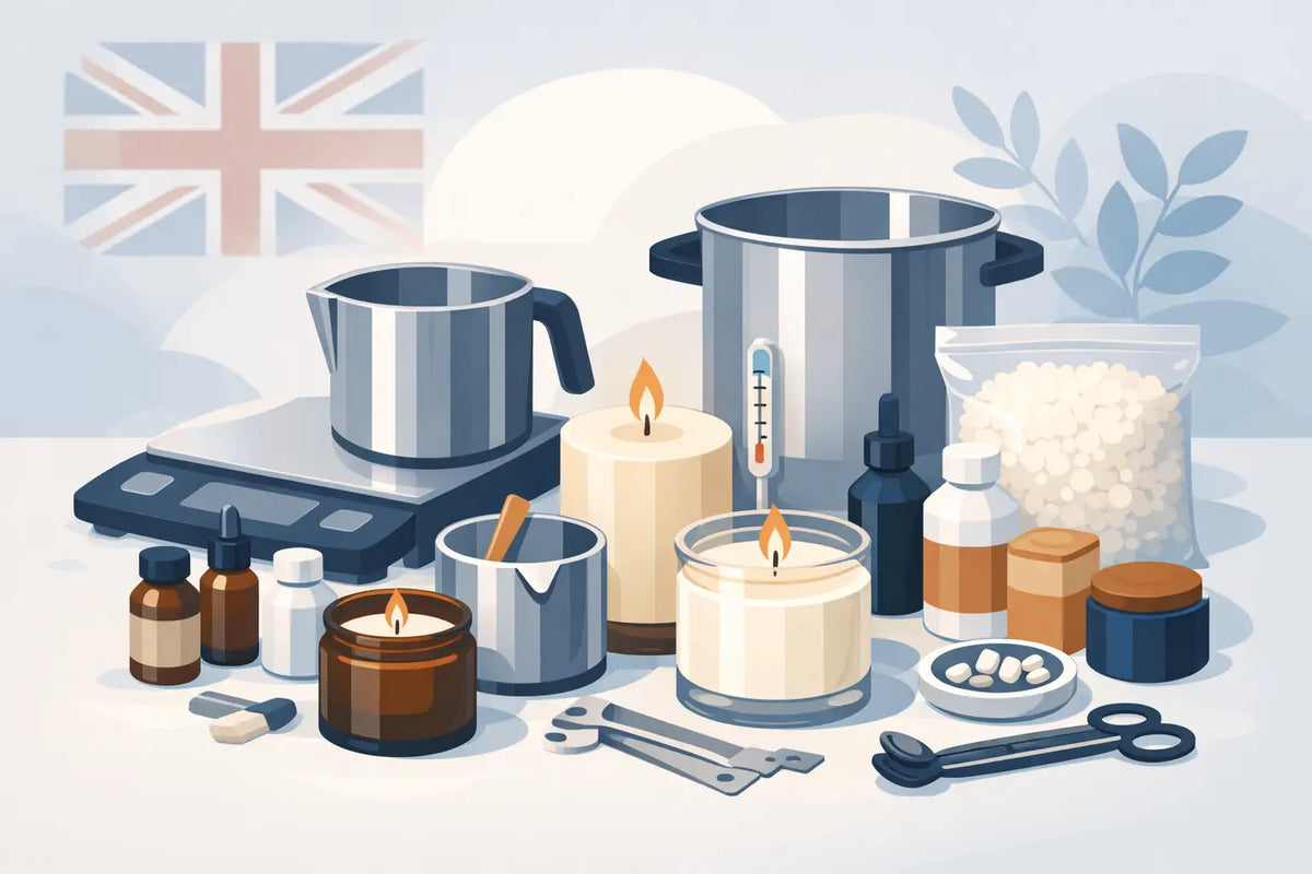 Candle Making Equipment List for UK Makers
