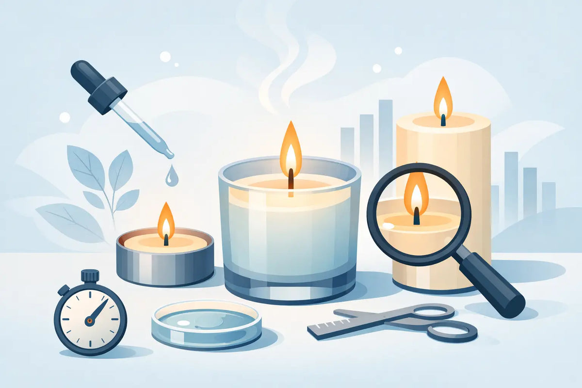 How to Wick Test Candles Properly