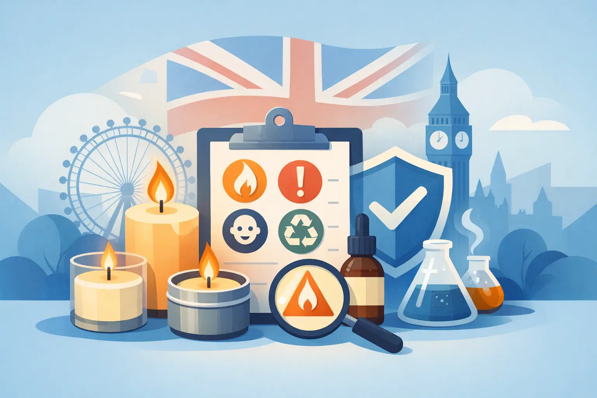 Candle Safety Labels Guide for UK Makers