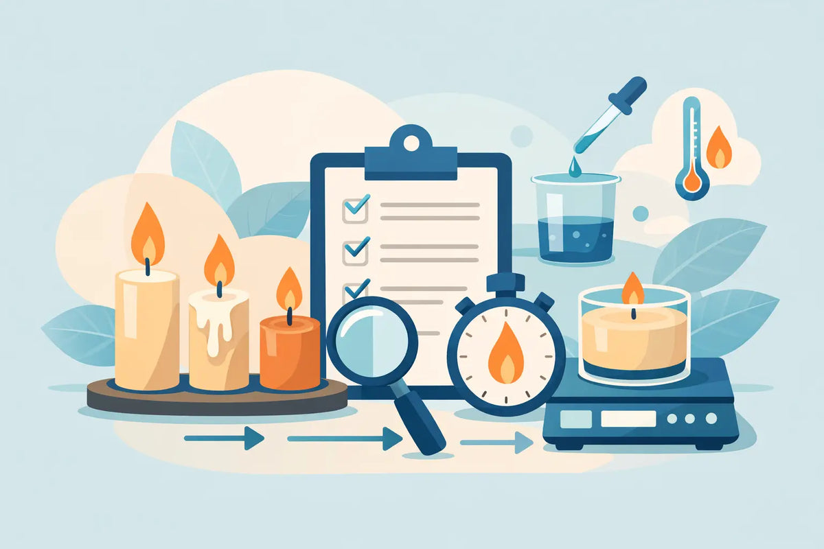 Step by Step Candle Testing for Better Burns