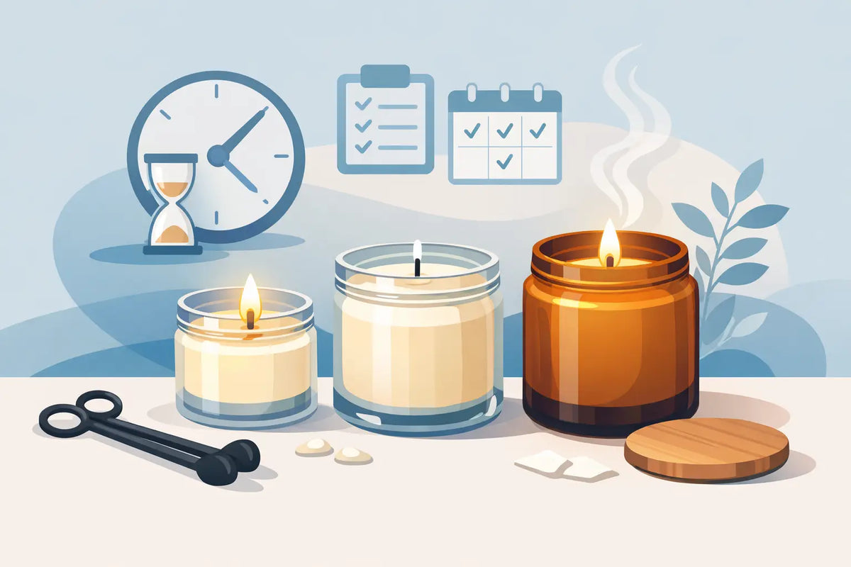 Container Wax Curing Time Guide for Better Candles
