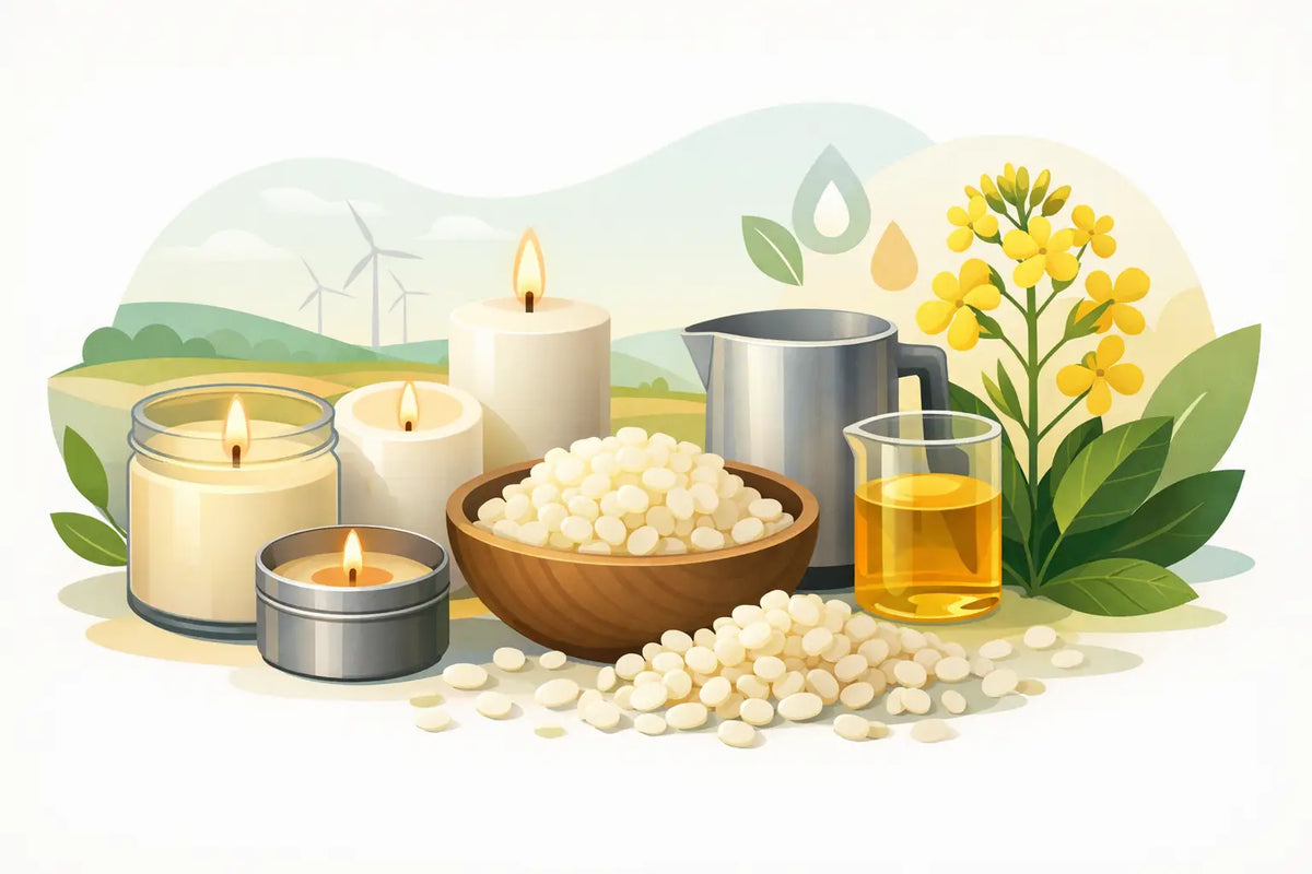 Rapeseed Wax Review for UK Candle Makers