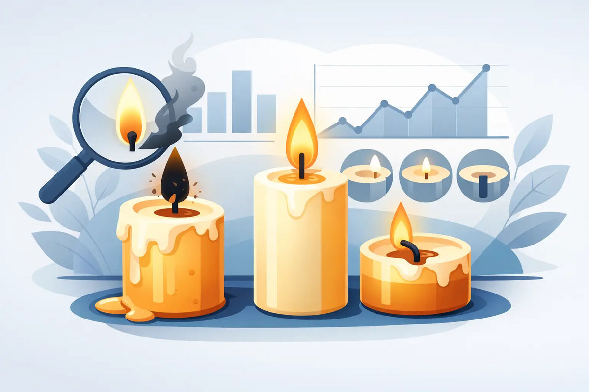 Wick Test Example: Read Your Candle Burn