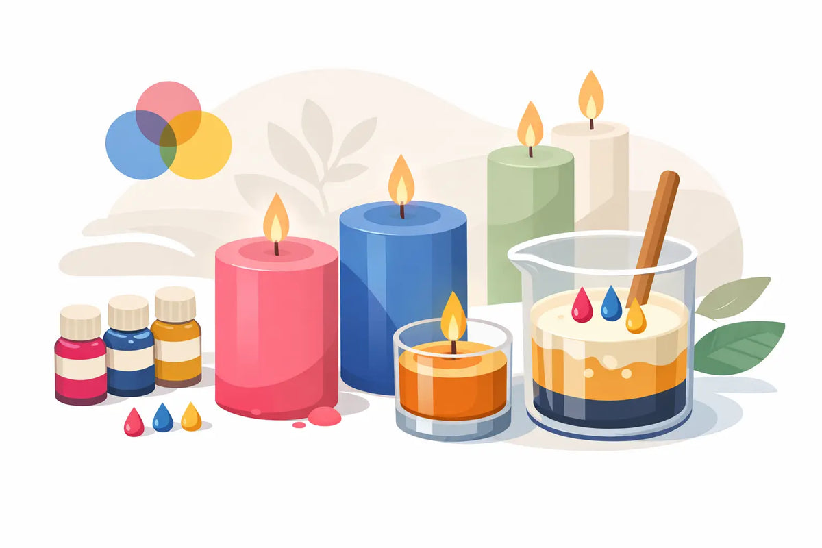 How to Use Candle Dye for Clean, Even Colour