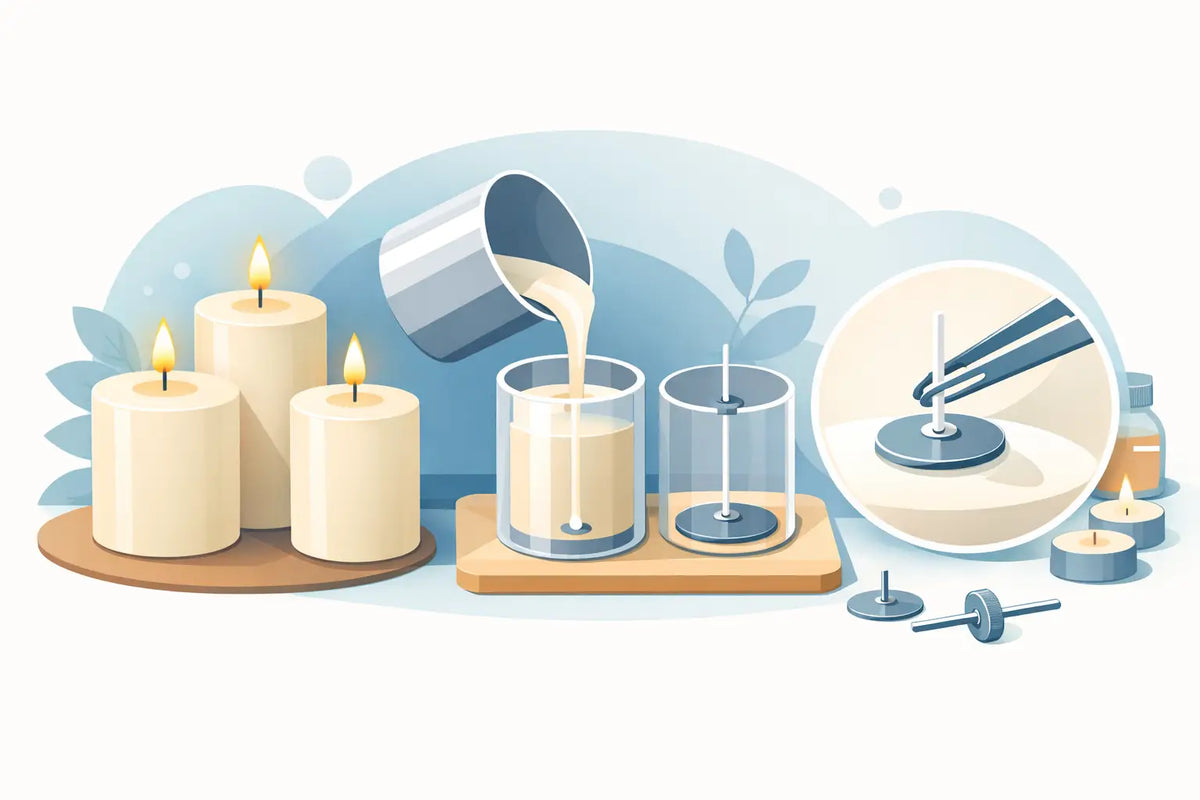 How to Use Wick Pins for Clean Pillar Candles