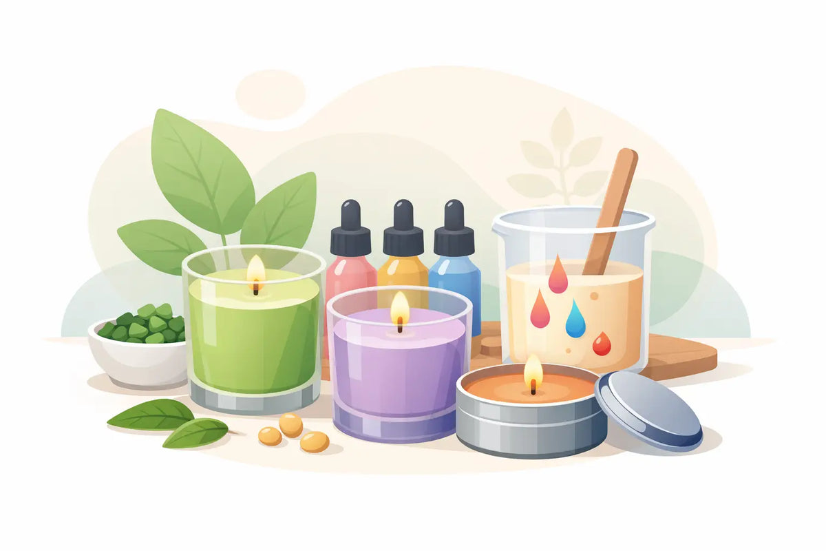 How to Colour Soy Candles Properly