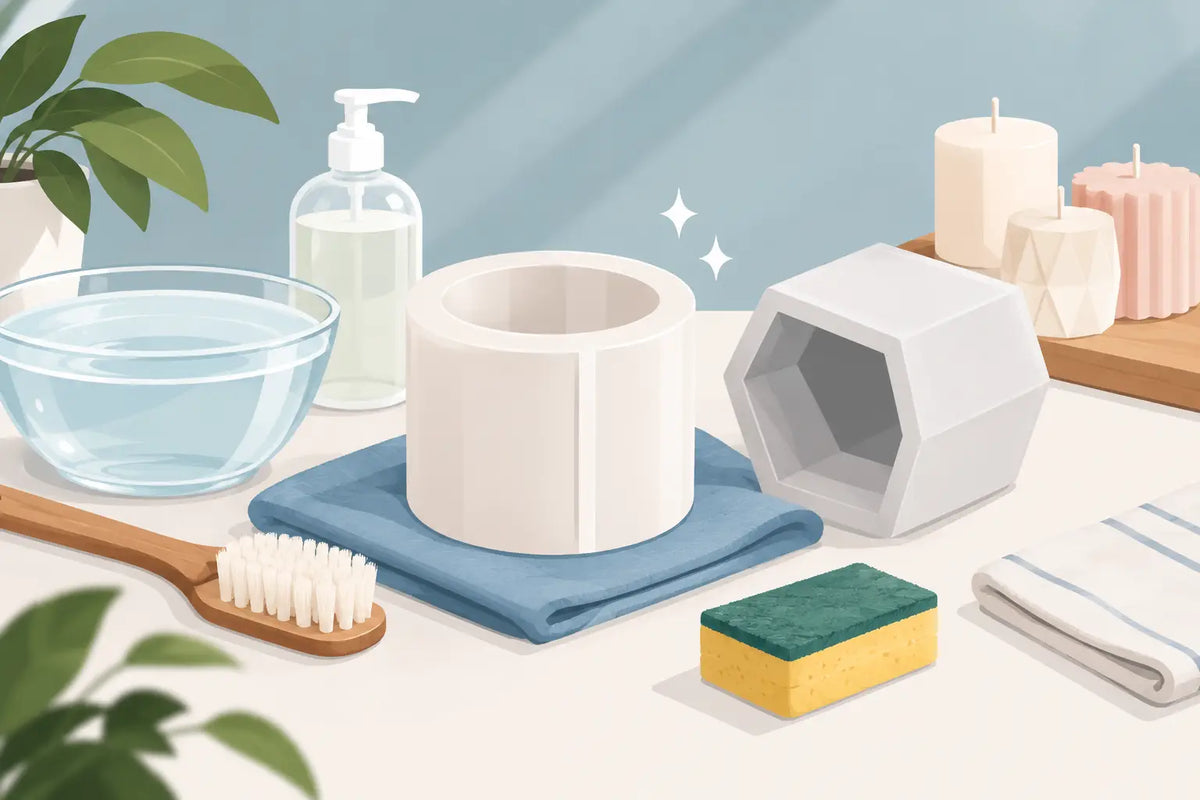How to Clean Candle Moulds Without Damage
